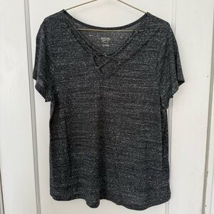 Mossimo heathered grey tee